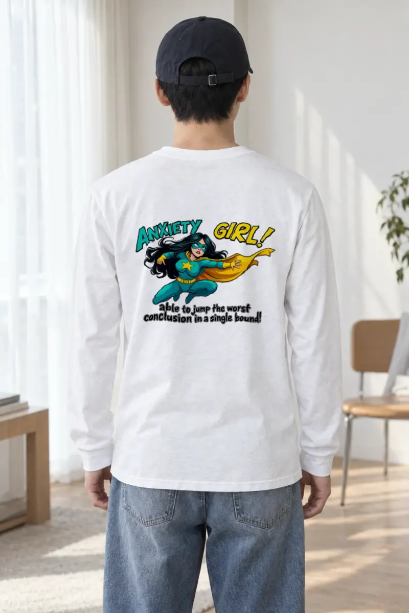 "Anxiety Girl" Unisex Longsleeve T-shirt