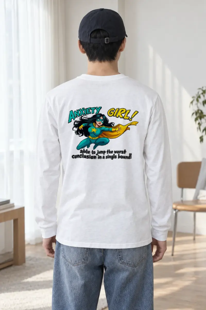 "Anxiety Girl" Unisex Longsleeve T-shirt