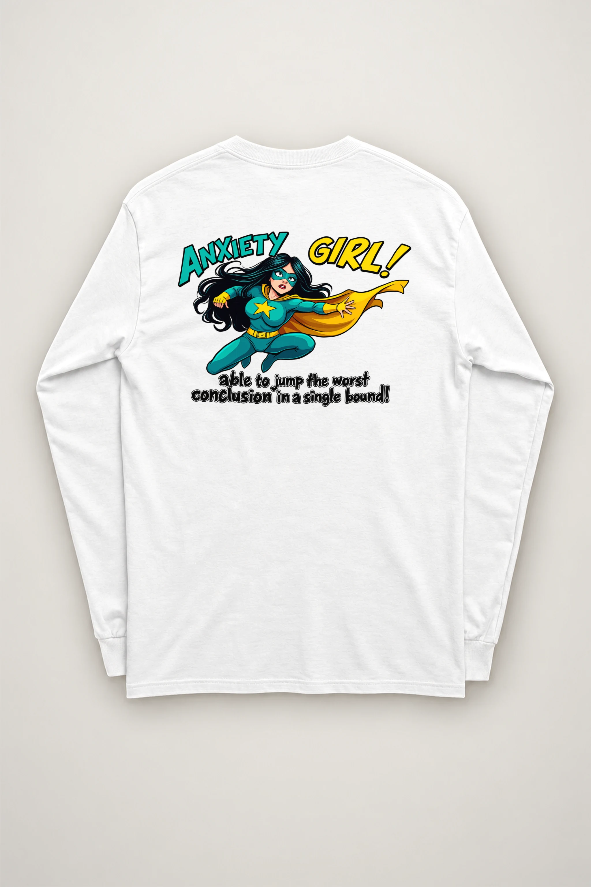 "Anxiety Girl" Unisex Longsleeve T-shirt