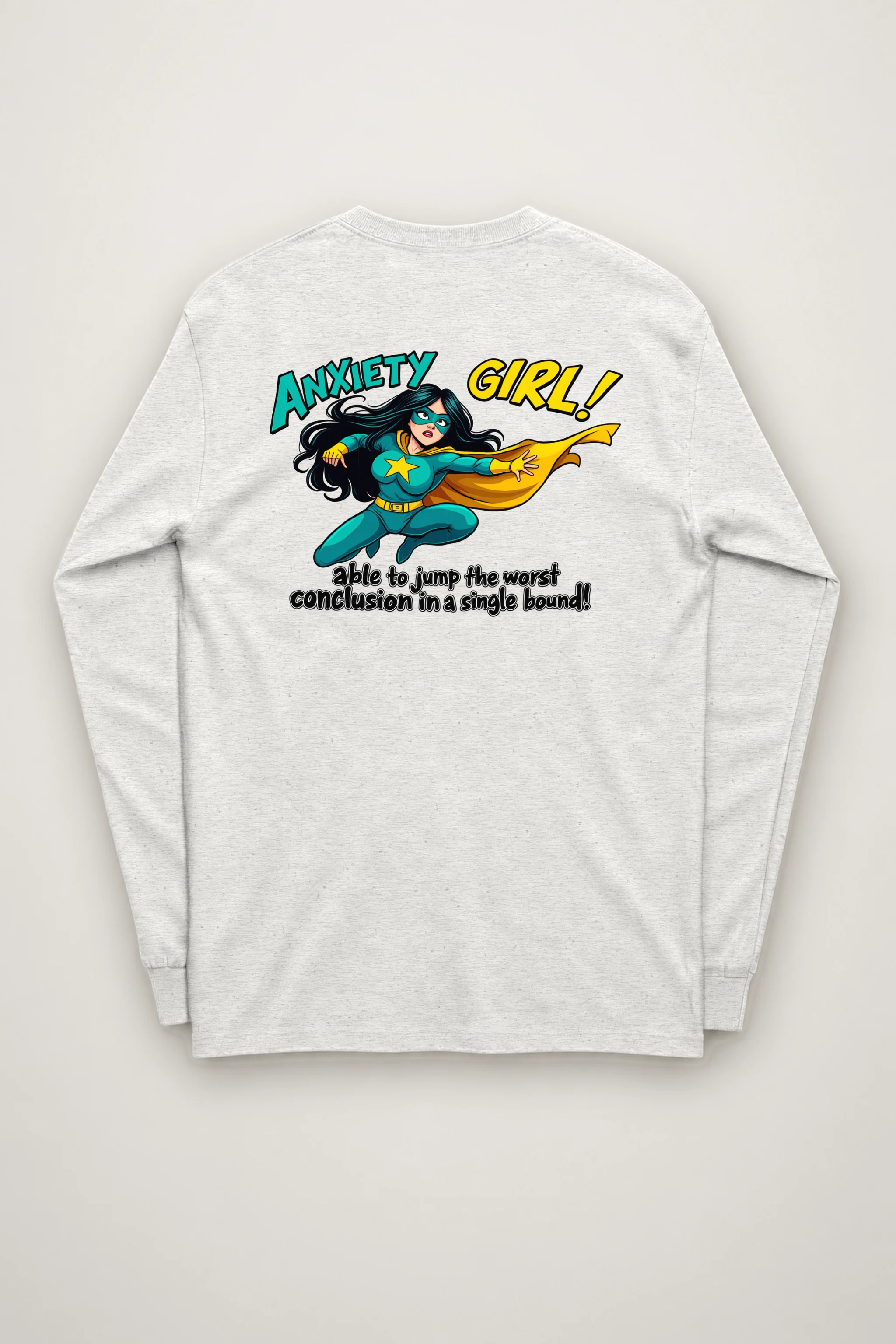 "Anxiety Girl" Unisex Longsleeve T-shirt