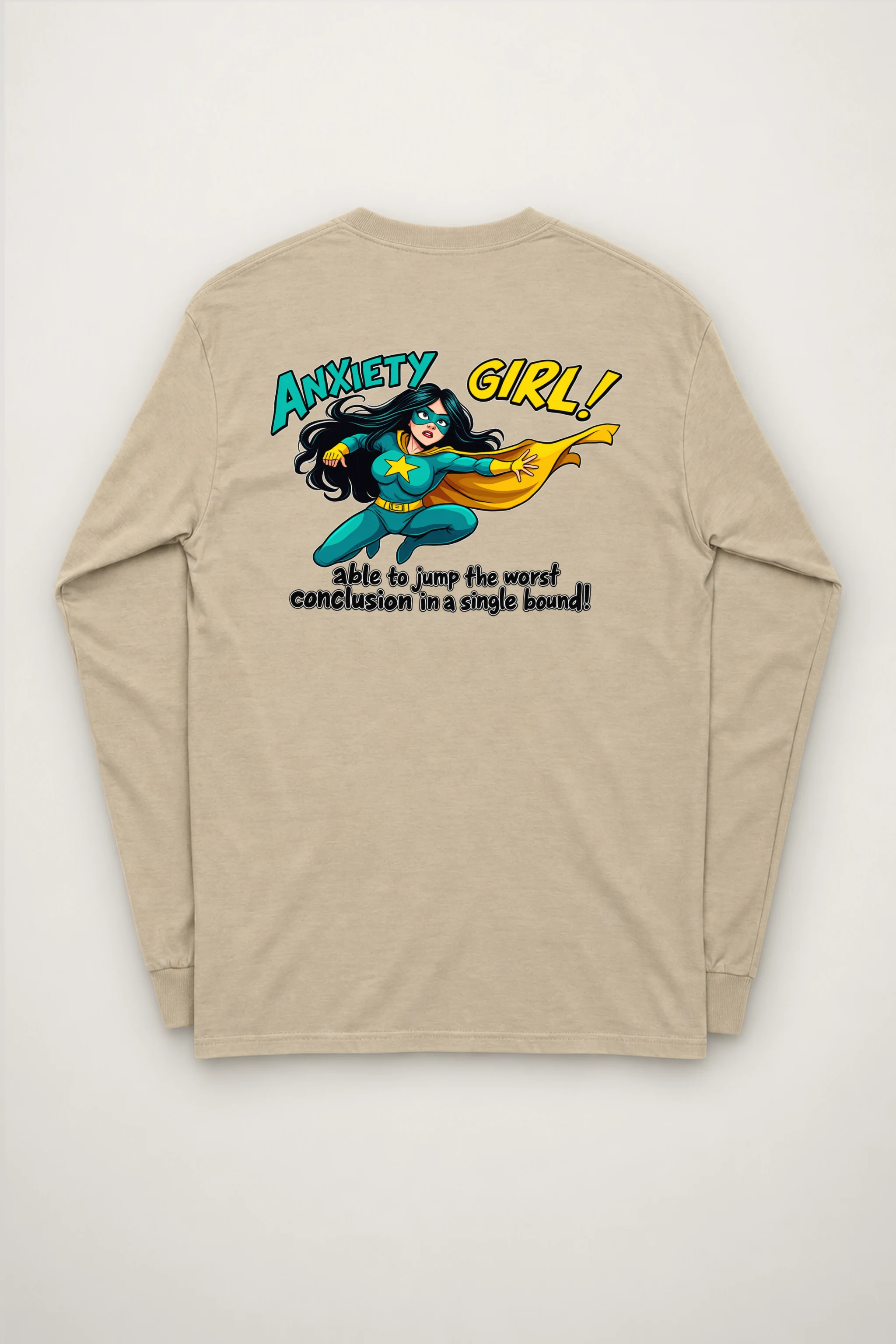 "Anxiety Girl" Unisex Longsleeve T-shirt