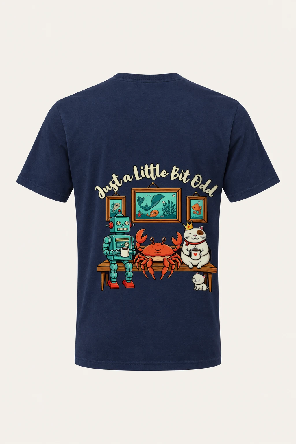 "Aquarium Misfits" Heavyweight Unisex Crewneck T-shirt | Gildan 5000