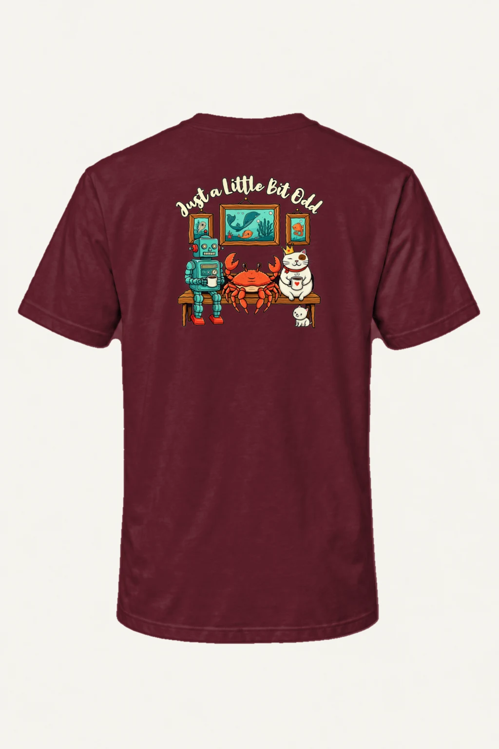 "Aquarium Misfits" Heavyweight Unisex Crewneck T-shirt | Gildan 5000