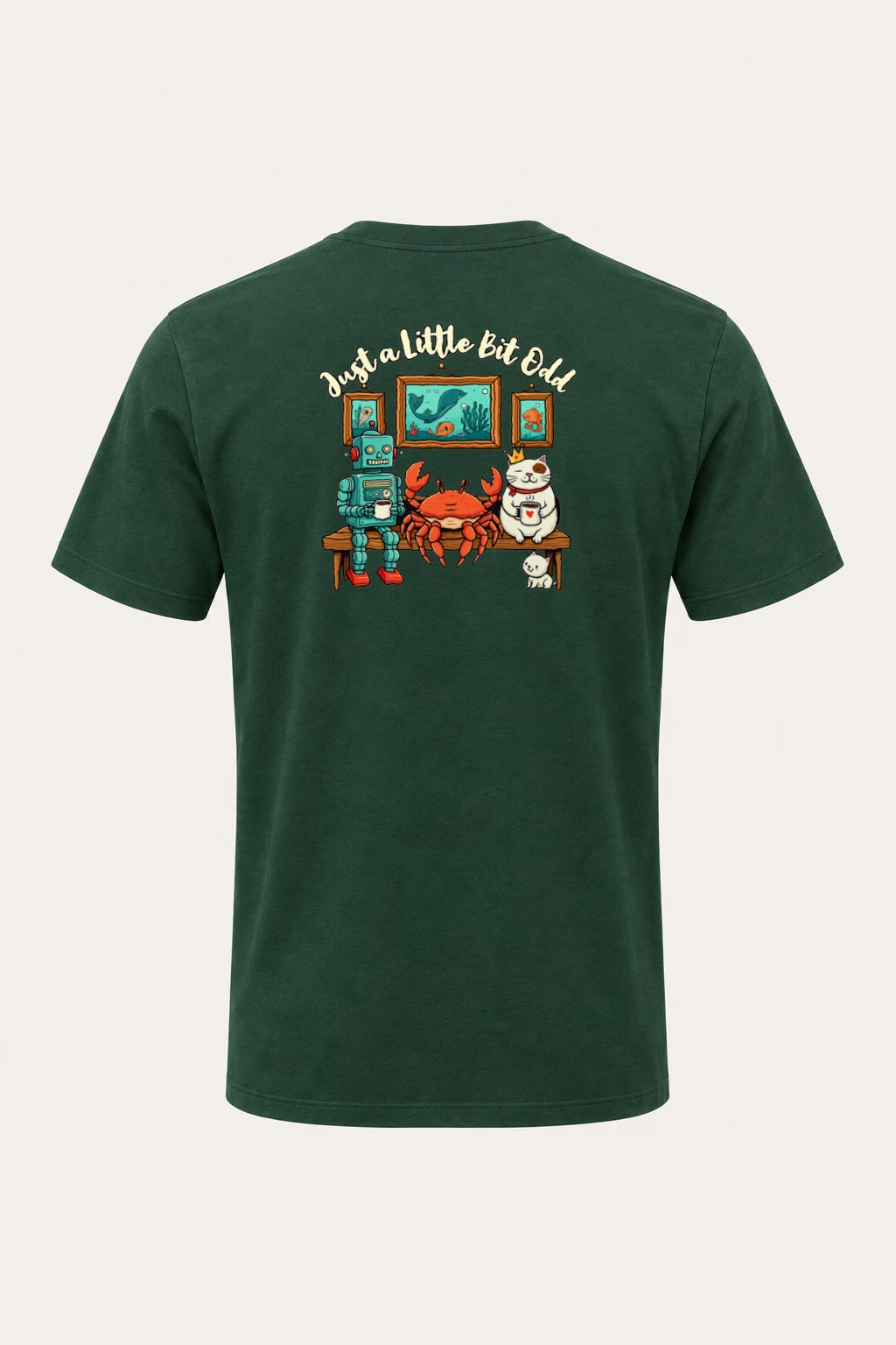 "Aquarium Misfits" Heavyweight Unisex Crewneck T-shirt | Gildan 5000