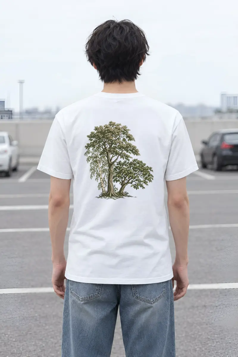 "Arboretum Study" Heavyweight Unisex Crewneck T-shirt