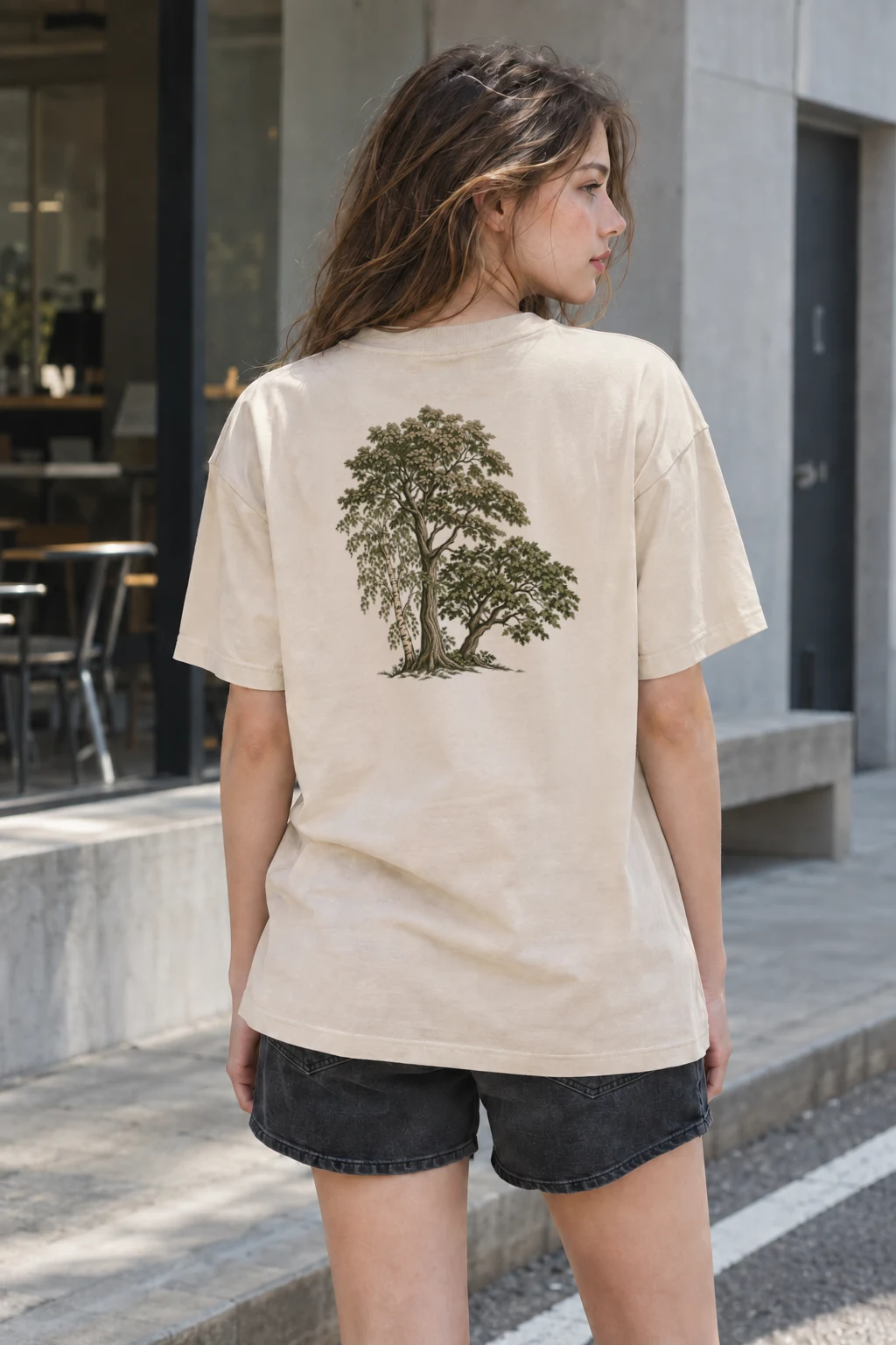 "Arboretum Study" Heavyweight Unisex Crewneck T-shirt | Gildan 5000