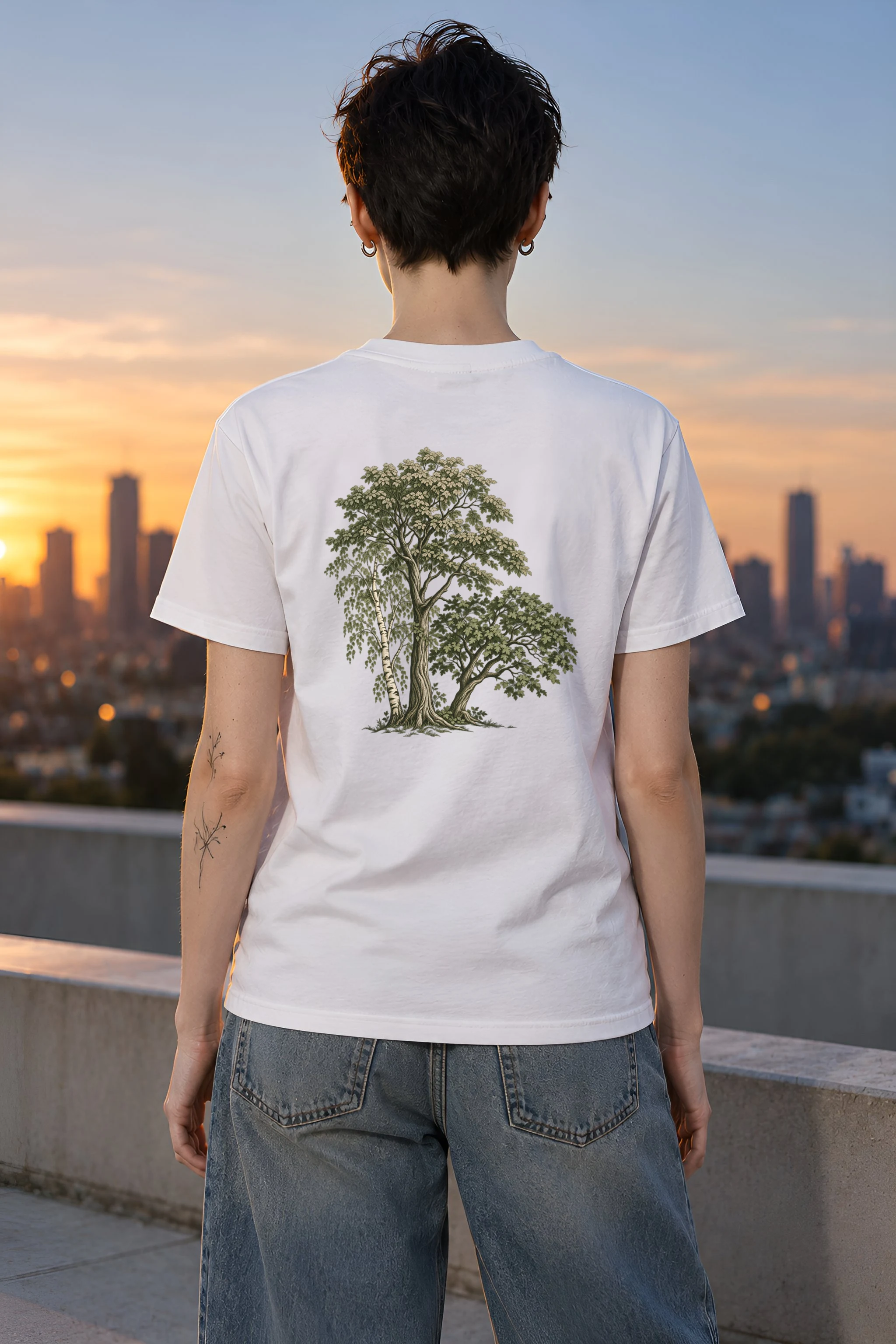 "Arboretum Study" Heavyweight Unisex Crewneck T-shirt