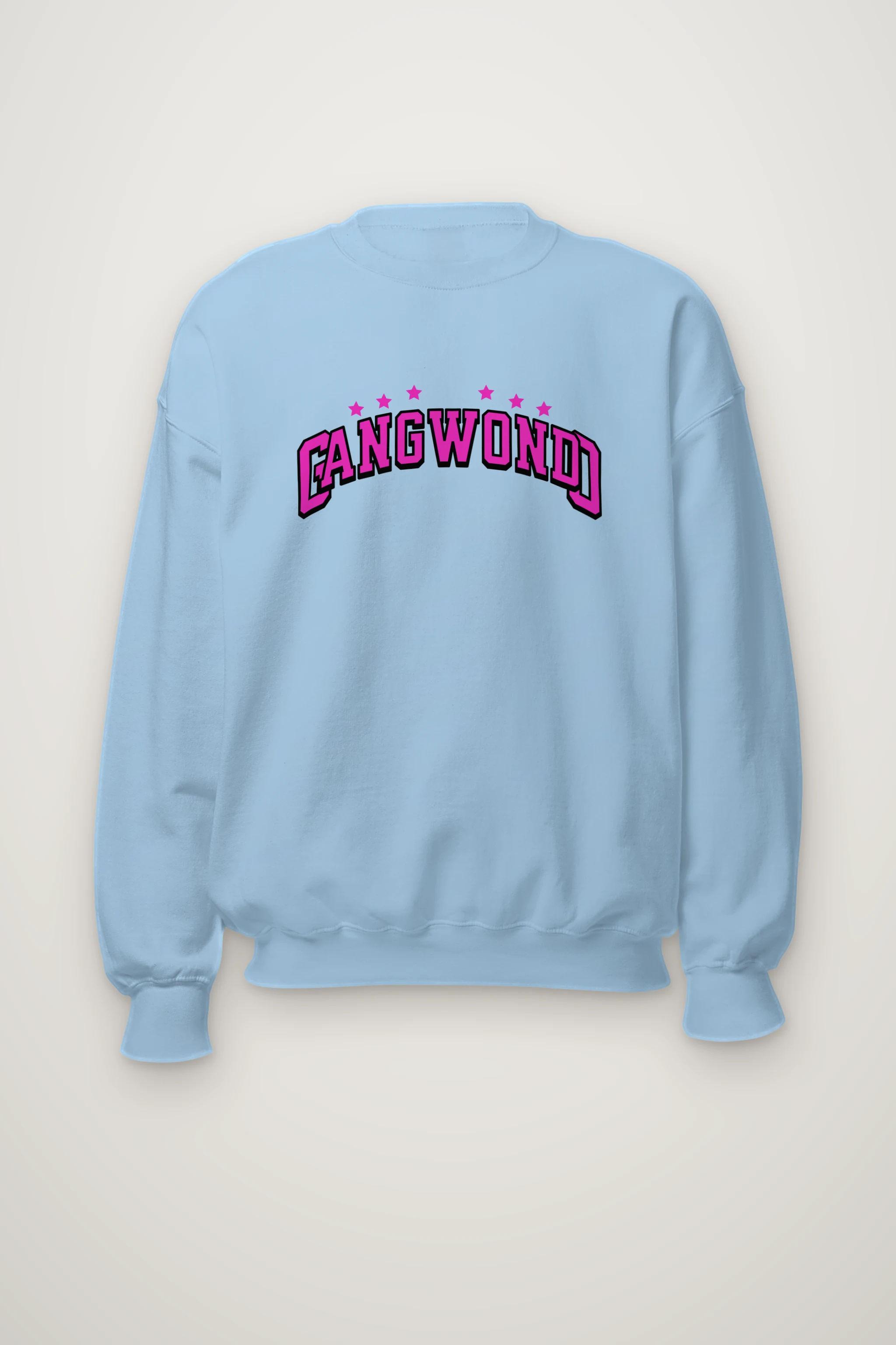 "Arched Seven Star Lettering" Heavy Blend Unisex Crewneck Sweatshirt