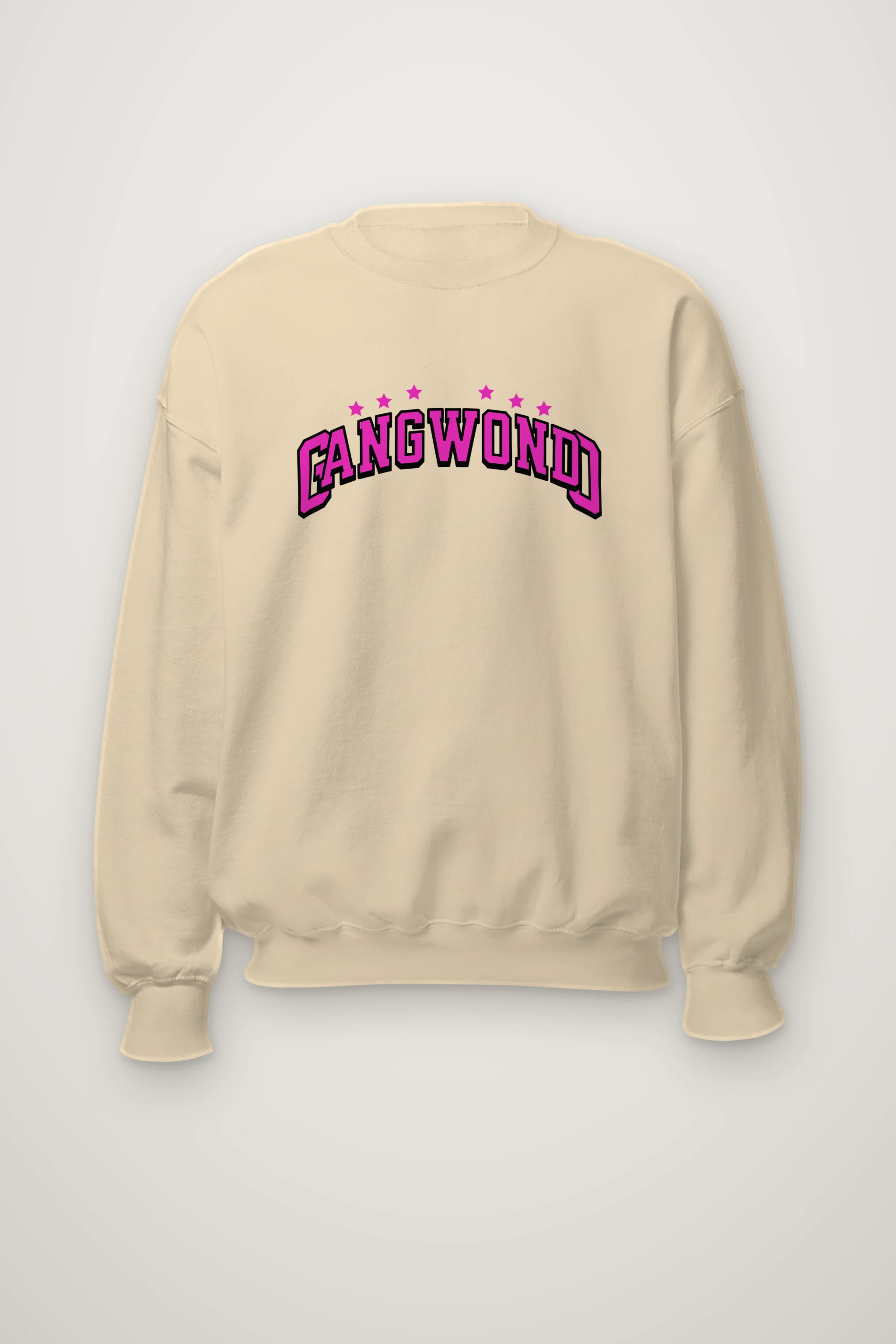 "Arched Seven Star Lettering" Heavy Blend Unisex Crewneck Sweatshirt