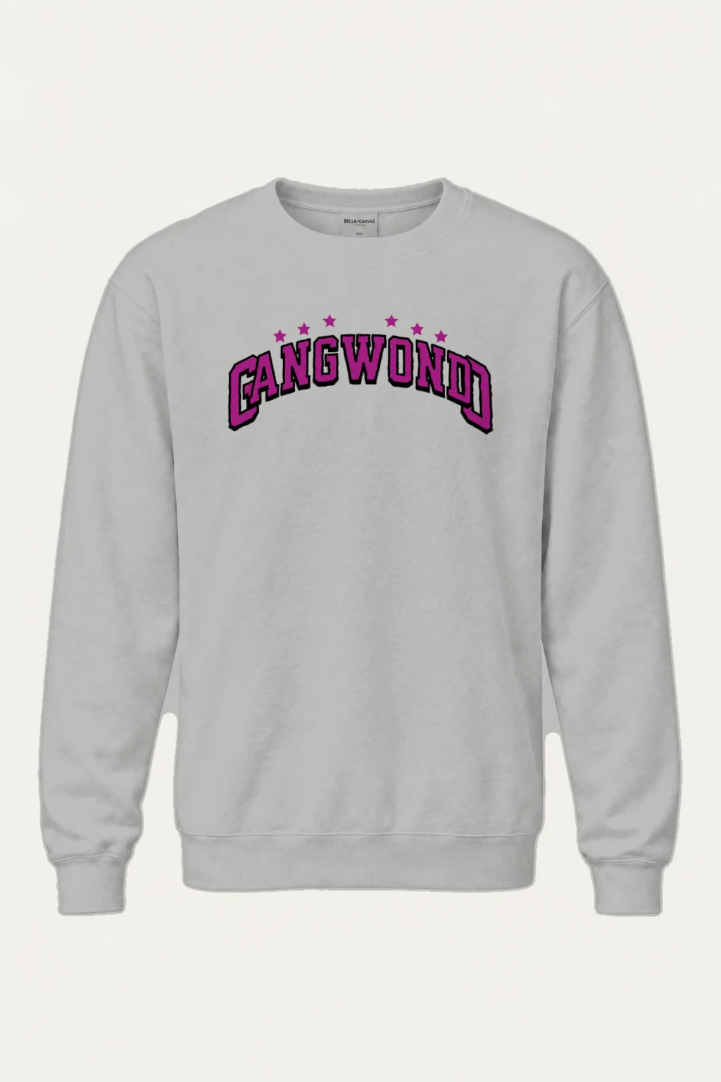 "Arched Seven Star Lettering" Heavy Blend Unisex Crewneck Sweatshirt | Gildan 18000