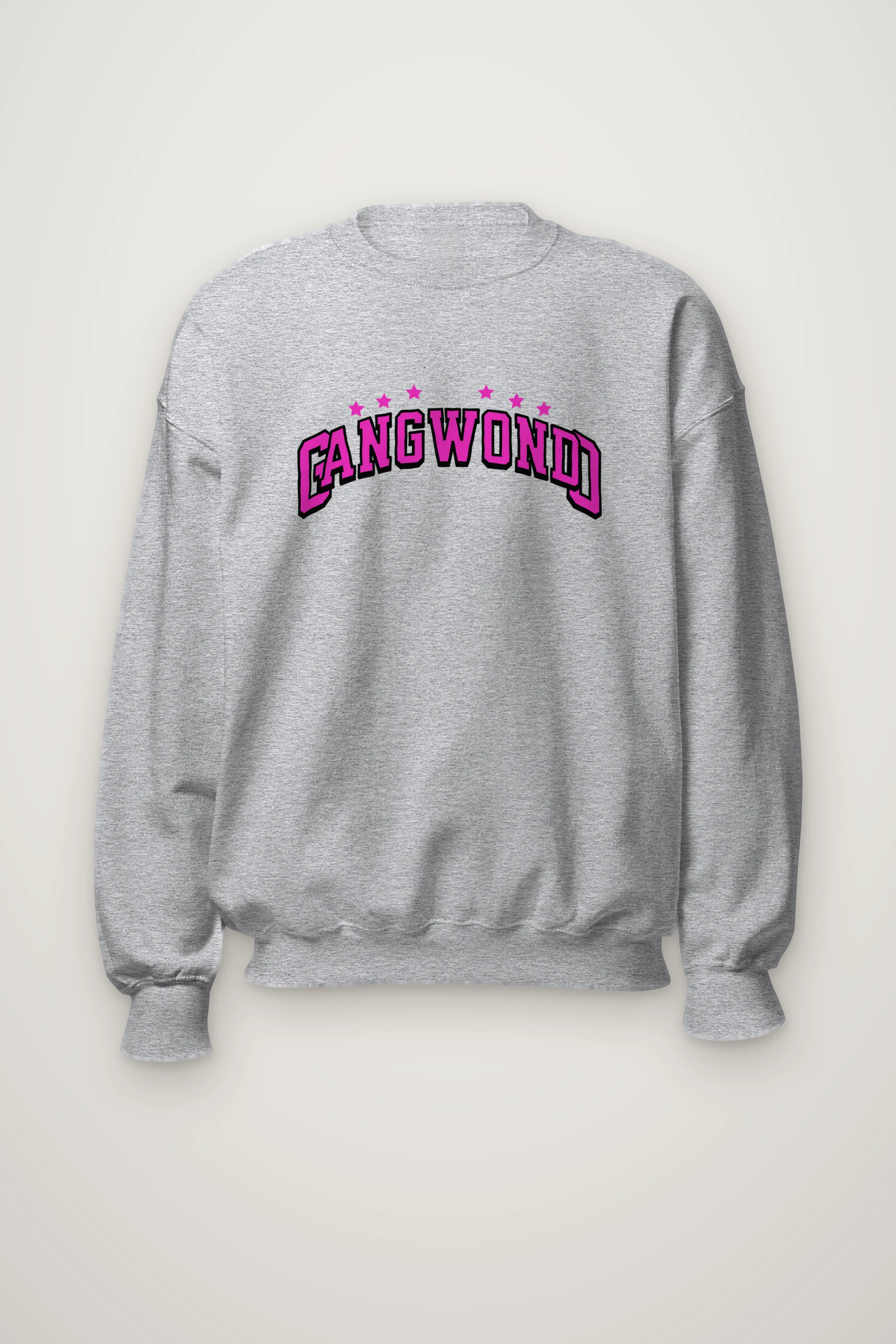 "Arched Seven Star Lettering" Heavy Blend Unisex Crewneck Sweatshirt