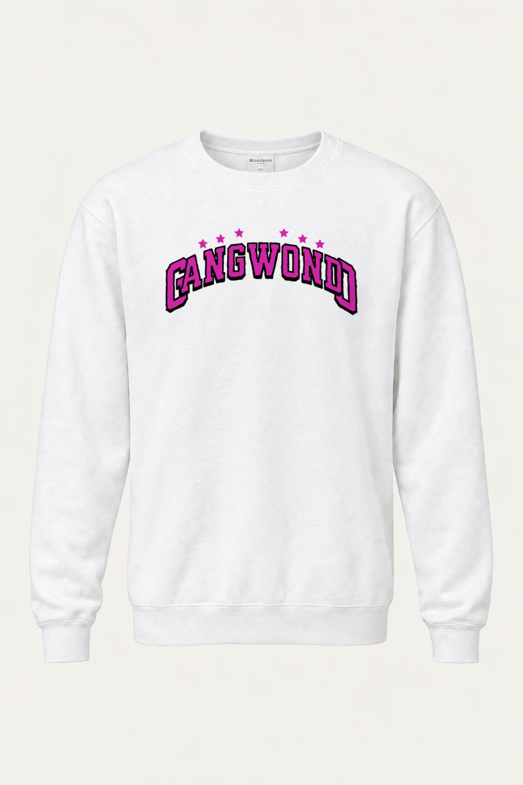 "Arched Seven Star Lettering" Heavy Blend Unisex Crewneck Sweatshirt | Gildan 18000