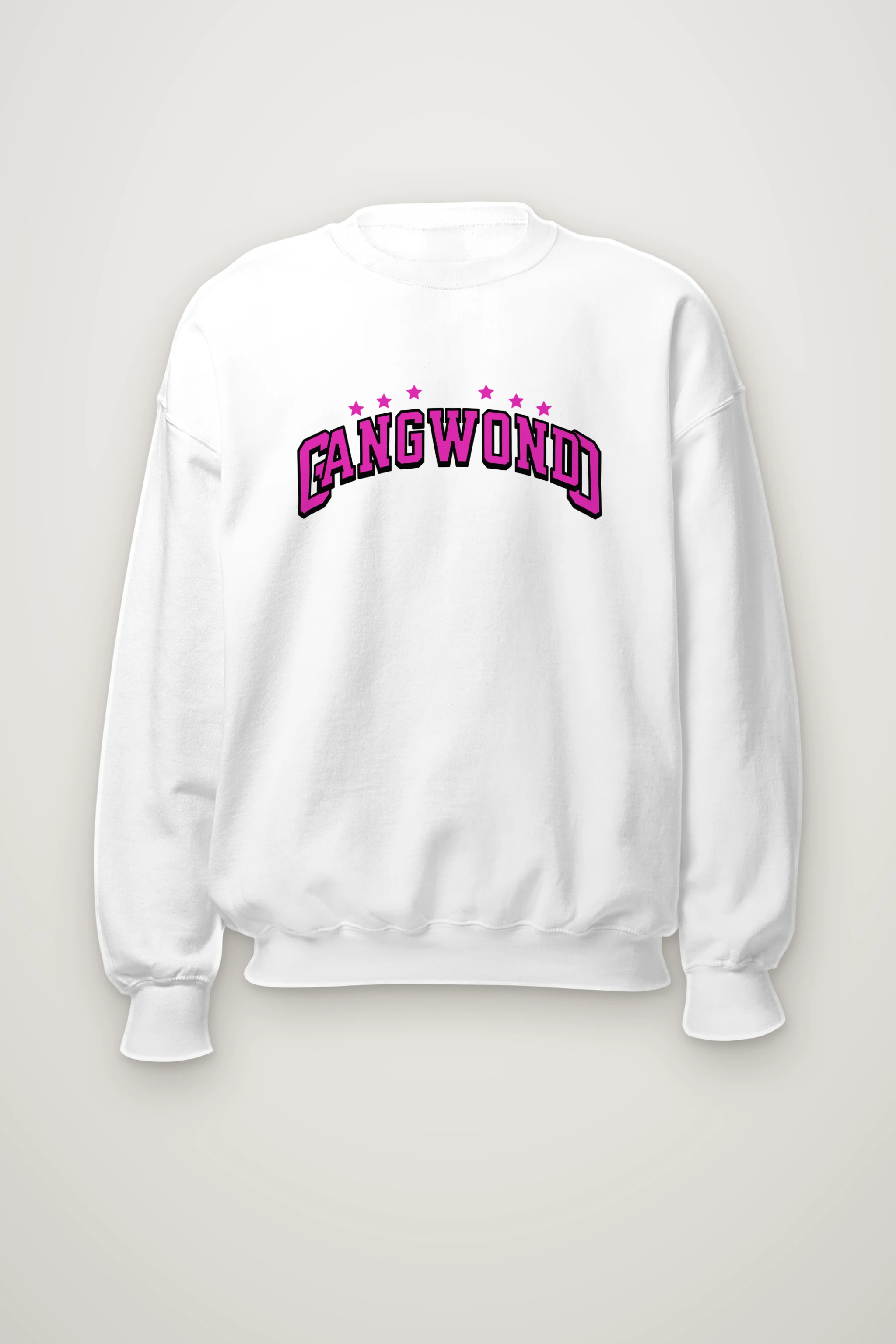 "Arched Seven Star Lettering" Heavy Blend Unisex Crewneck Sweatshirt