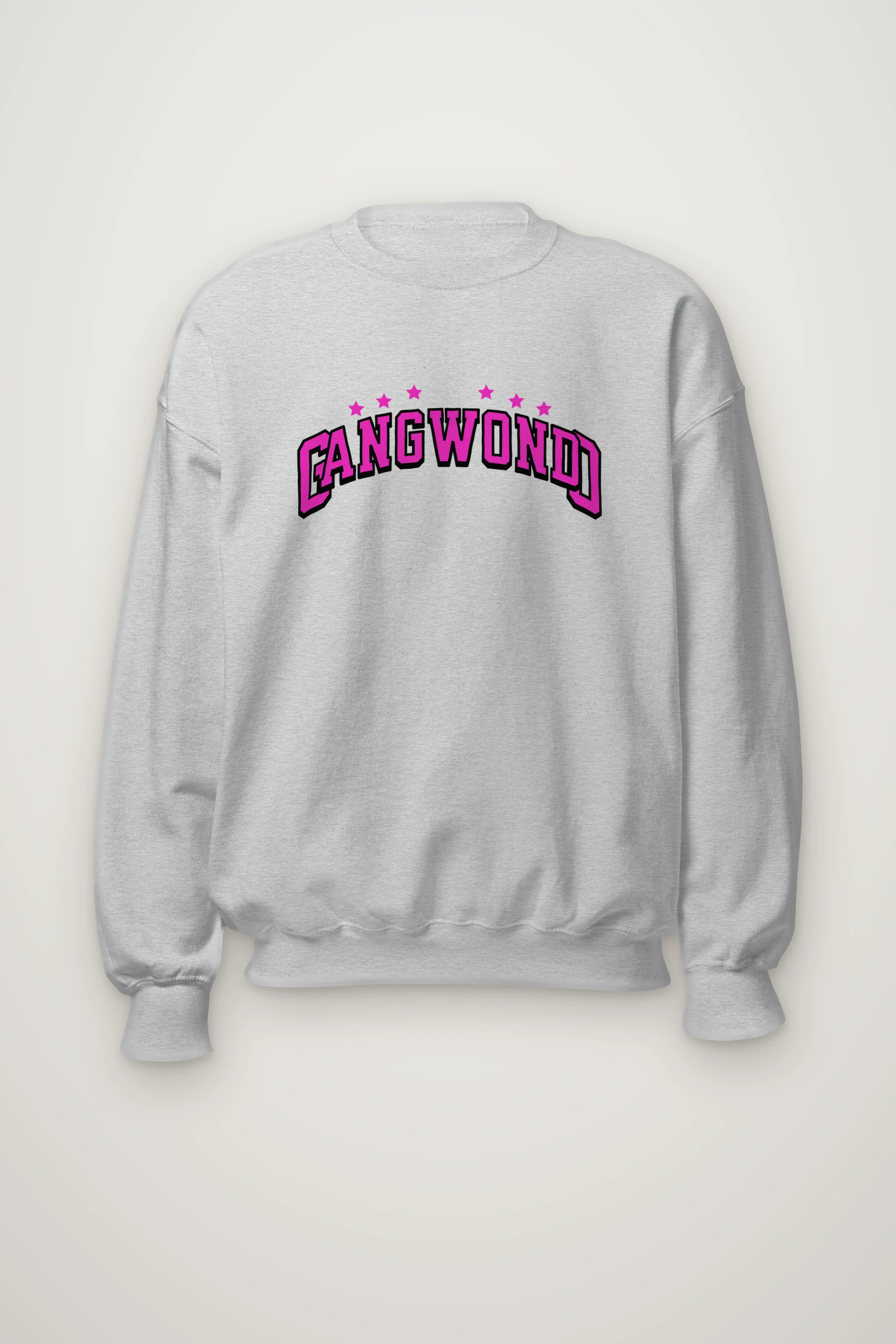 "Arched Seven Star Lettering" Heavy Blend Unisex Crewneck Sweatshirt