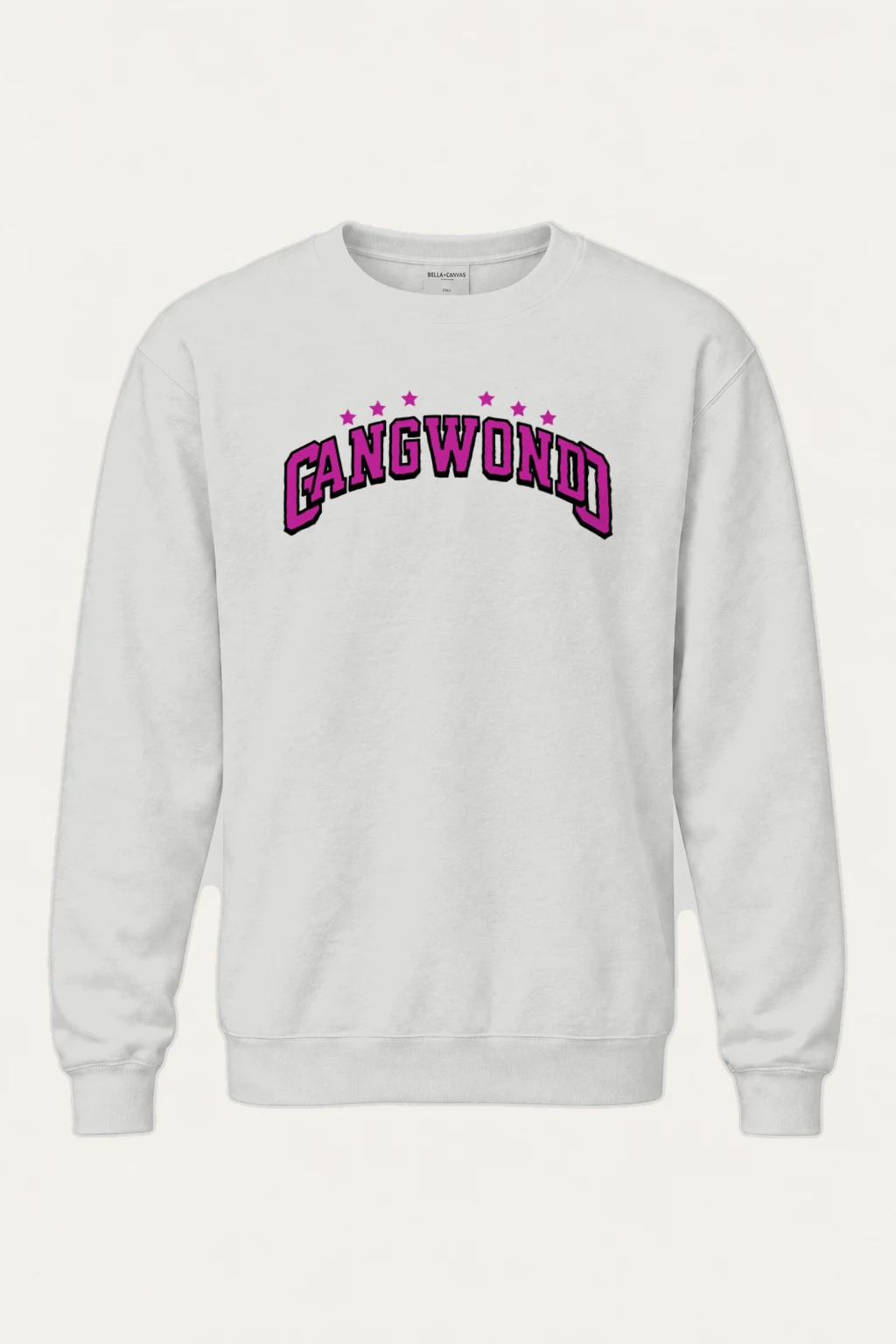 "Arched Seven Star Lettering" Heavy Blend Unisex Crewneck Sweatshirt | Gildan 18000