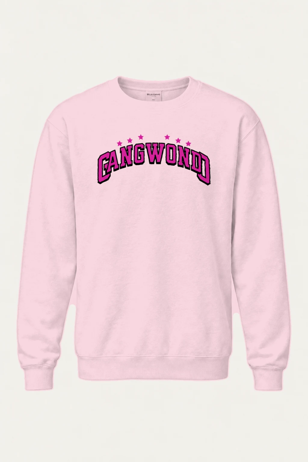 "Arched Seven Star Lettering" Heavy Blend Unisex Crewneck Sweatshirt | Gildan 18000
