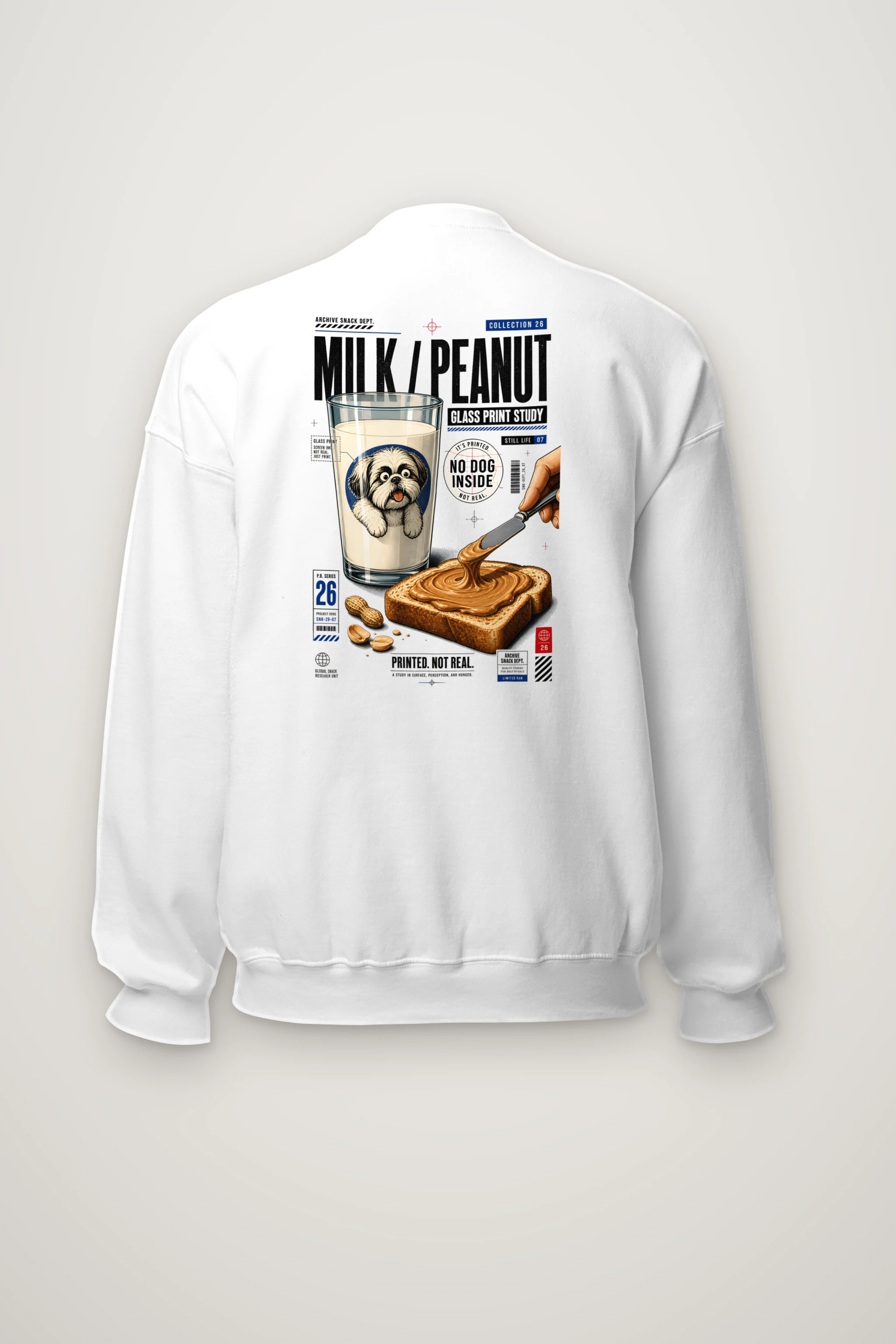 "Archive Snack Dept." Heavy Blend Unisex Crewneck Sweatshirt