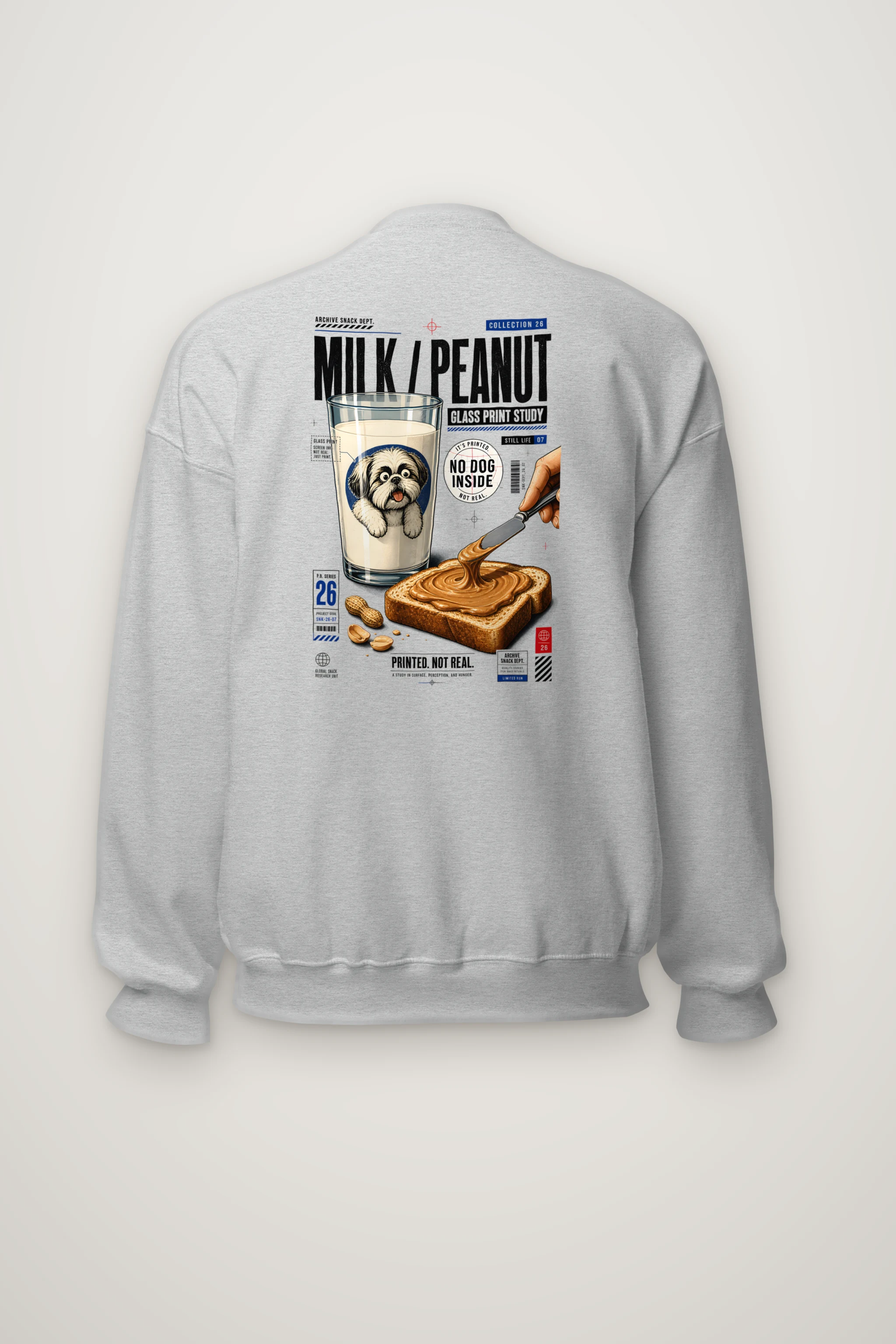 "Archive Snack Dept." Heavy Blend Unisex Crewneck Sweatshirt