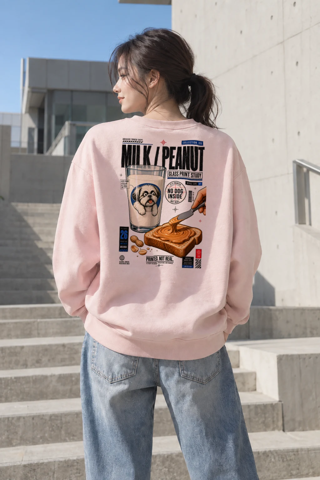 "Archive Snack Study" Heavy Blend Unisex Crewneck Sweatshirt | Gildan 18000