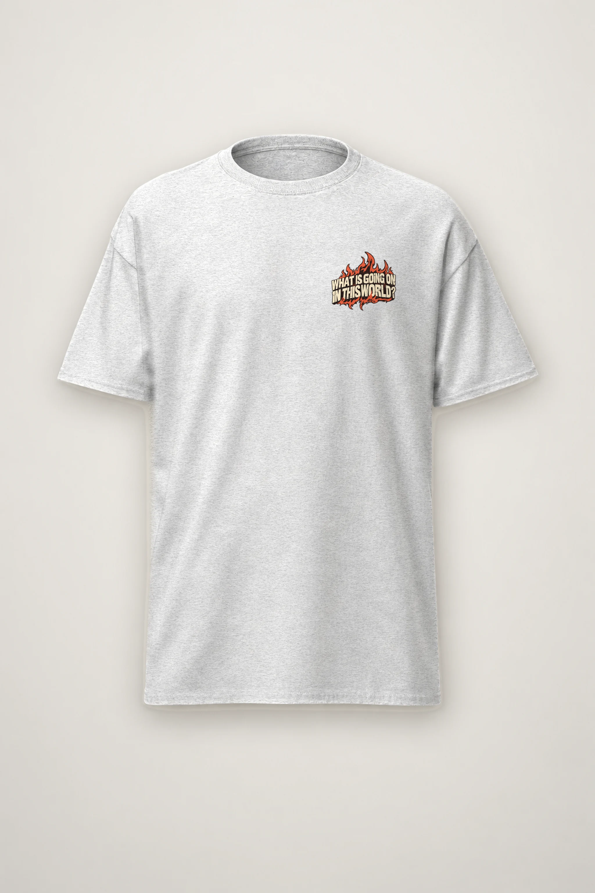 "Are We Facing The End?" Heavyweight Unisex Crewneck T-shirt