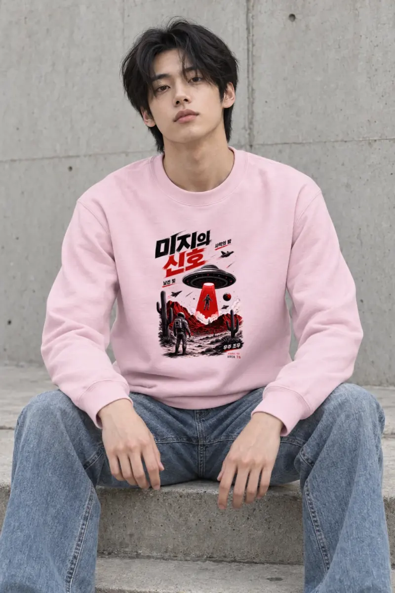 "Area 79 Signal" Heavy Blend Unisex Crewneck Sweatshirt