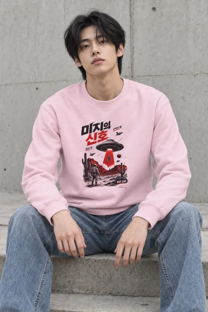 "Area 79 Signal" Heavy Blend Unisex Crewneck Sweatshirt