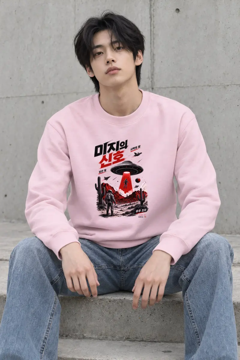 "Area 79 Signal" Heavy Blend Unisex Crewneck Sweatshirt