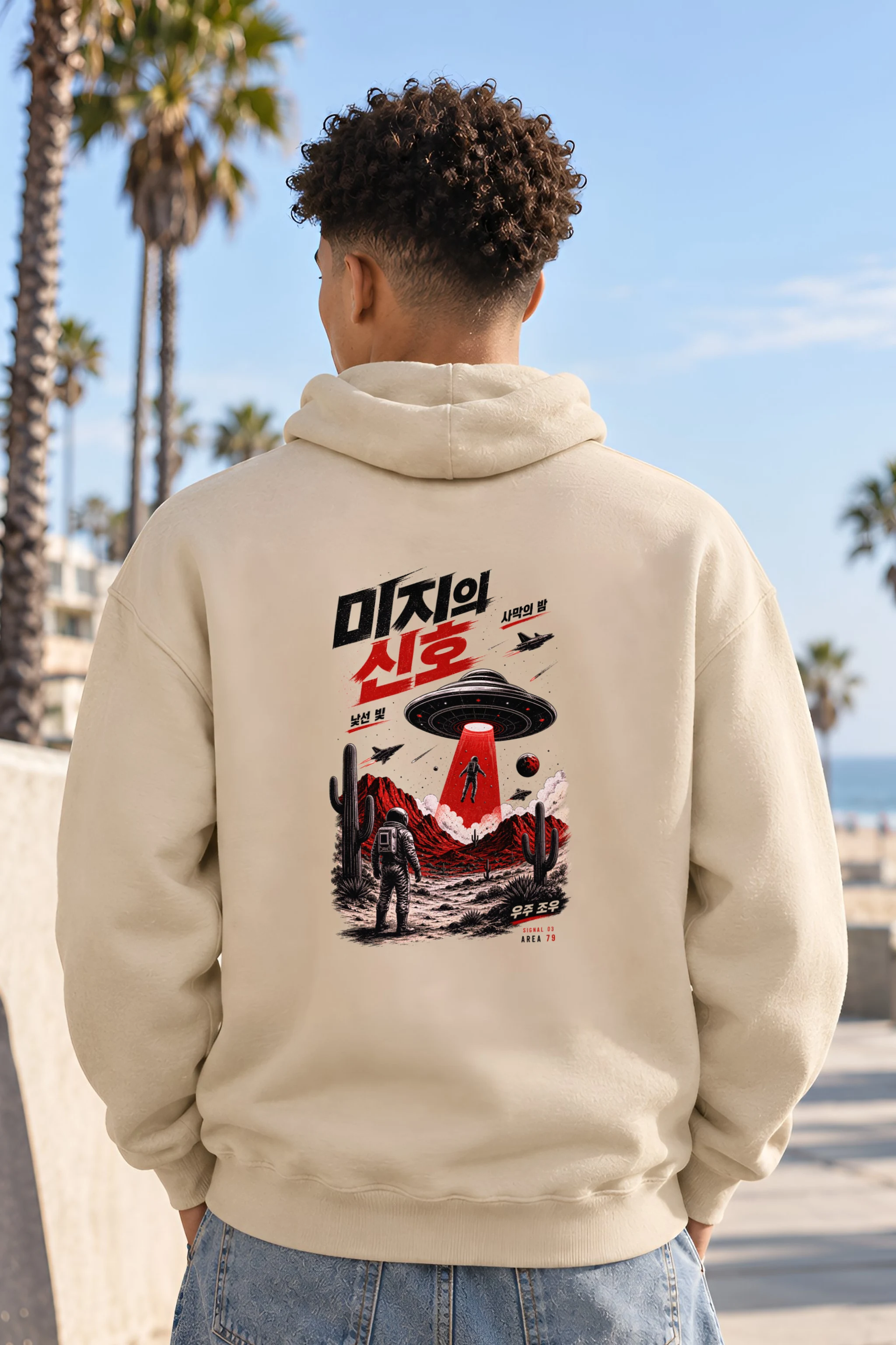 "Area 79 Signal" Unisex Pullover Hoodie