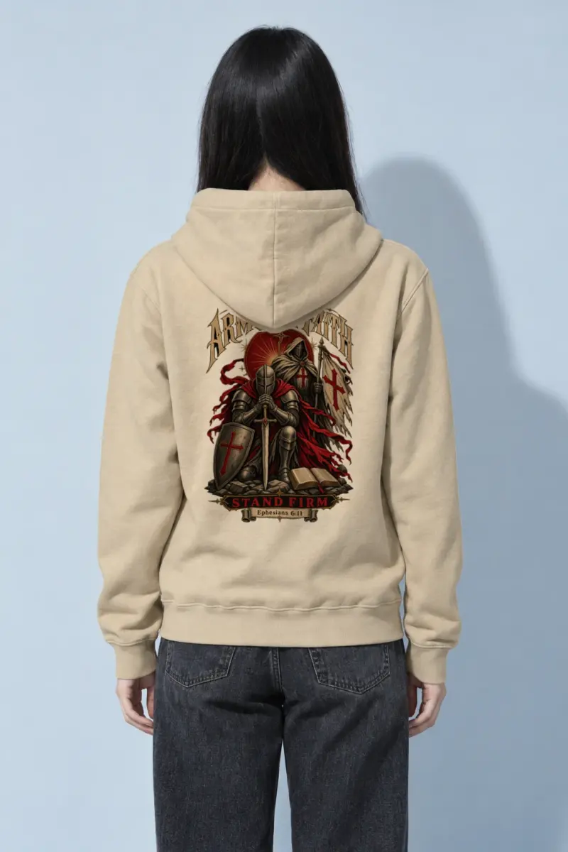 "Armor Of Faith" Heavy Blend Unisex Pullover Hoodie