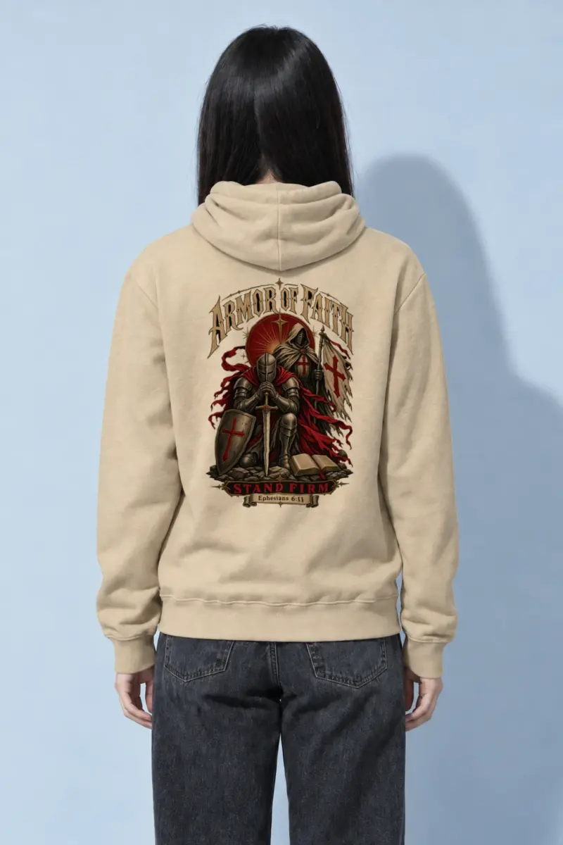 "Armor Of Faith" Heavy Blend Unisex Pullover Hoodie