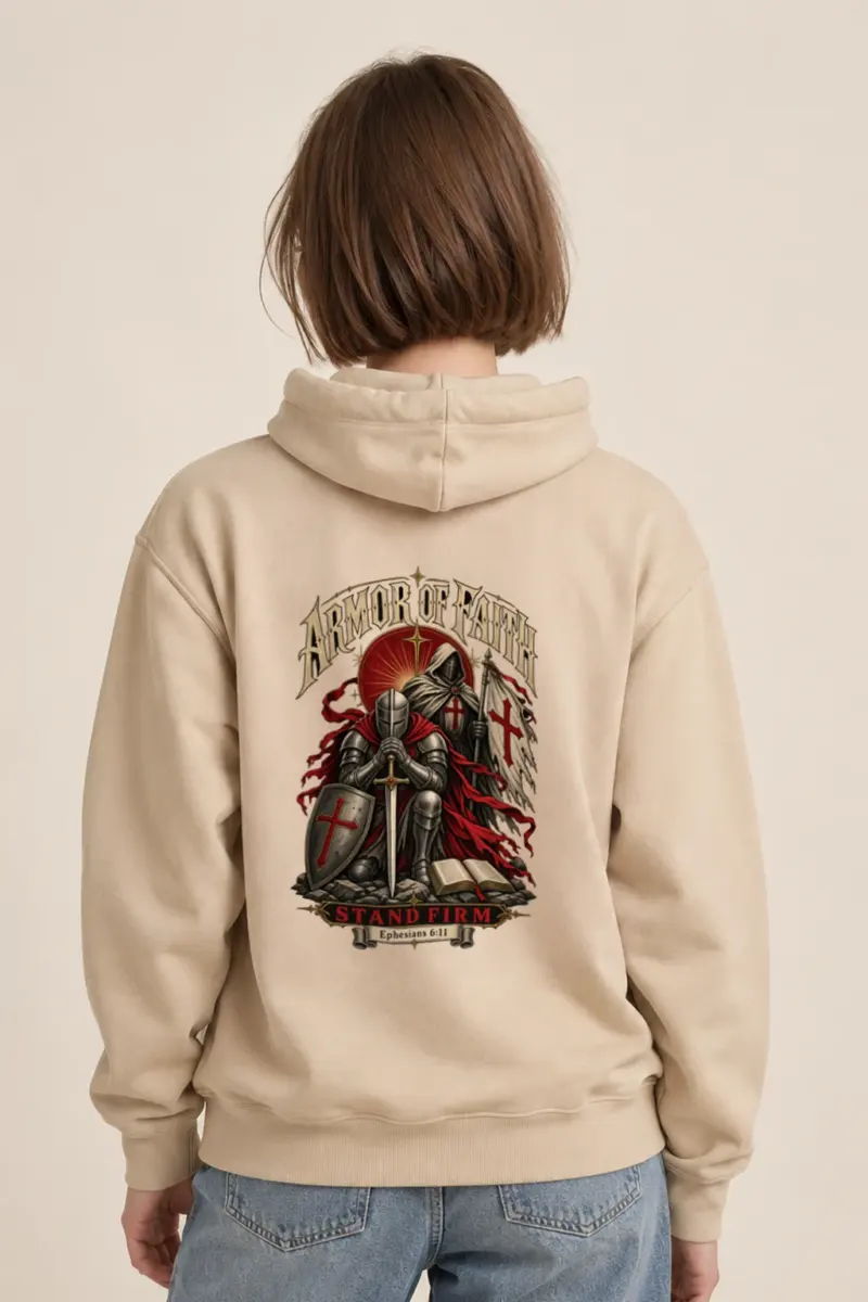 "Armor Of Faith" Heavy Blend Unisex Pullover Hoodie