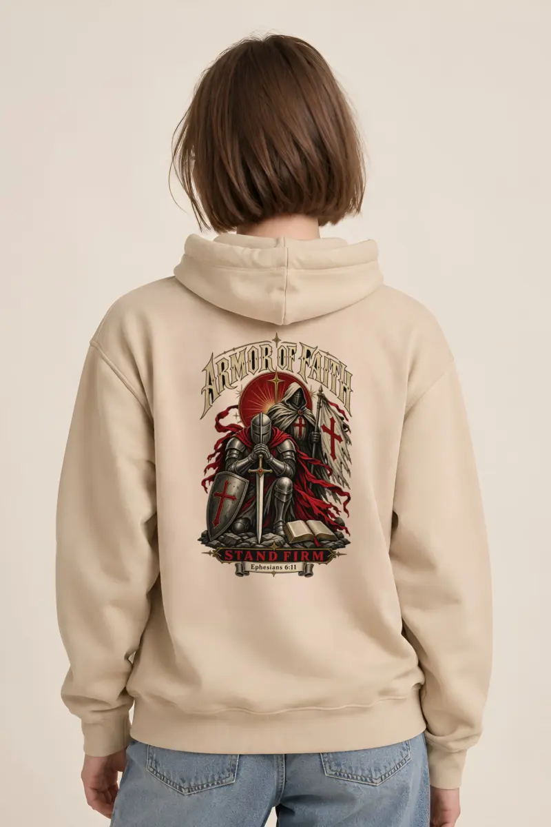 "Armor Of Faith" Heavy Blend Unisex Pullover Hoodie