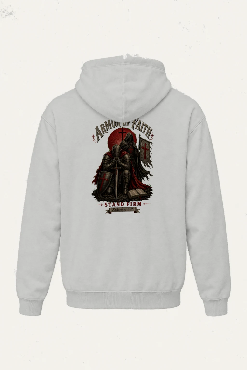 "Armor Of Faith" Heavy Blend Unisex Pullover Hoodie | Gildan 18500