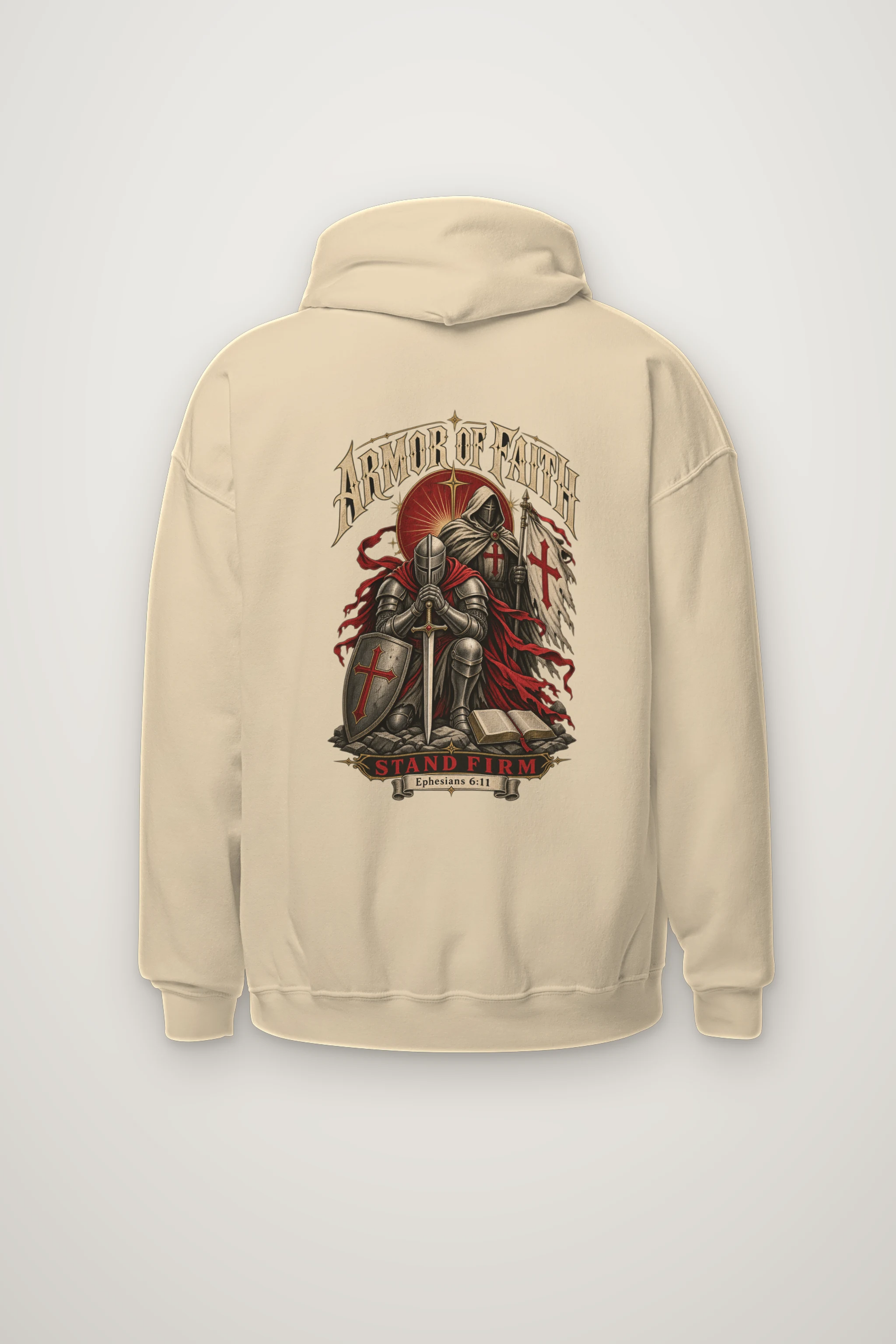 "Armor Of Faith" Heavy Blend Unisex Pullover Hoodie