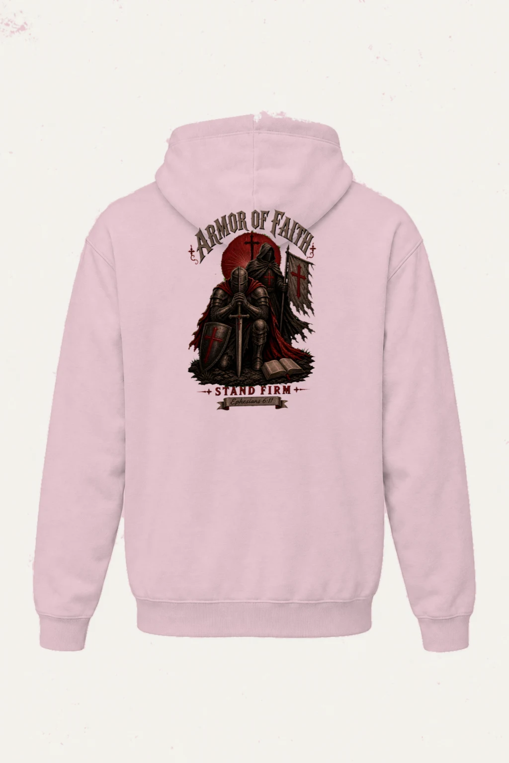 "Armor Of Faith" Heavy Blend Unisex Pullover Hoodie | Gildan 18500