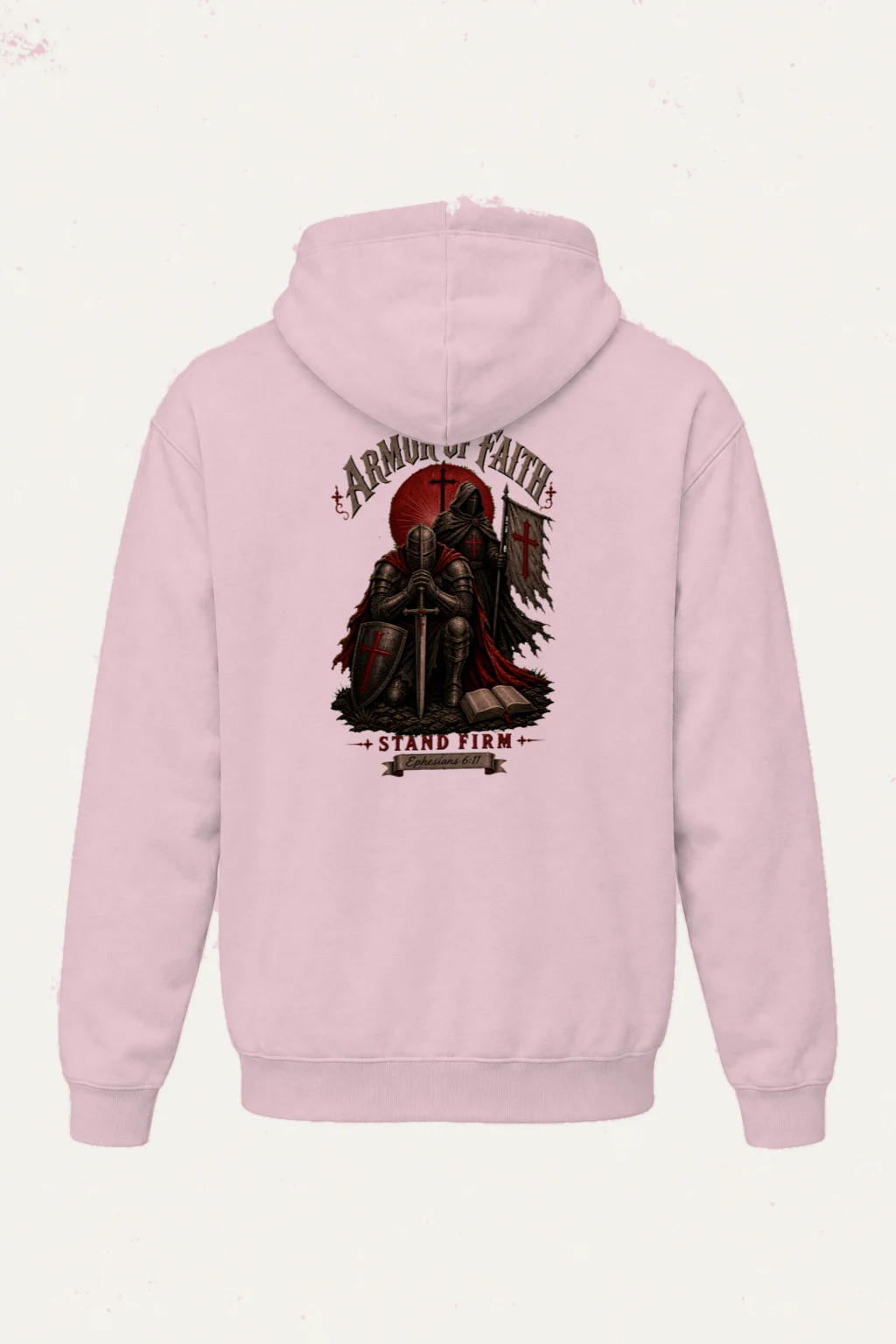 "Armor Of Faith" Heavy Blend Unisex Pullover Hoodie | Gildan 18500
