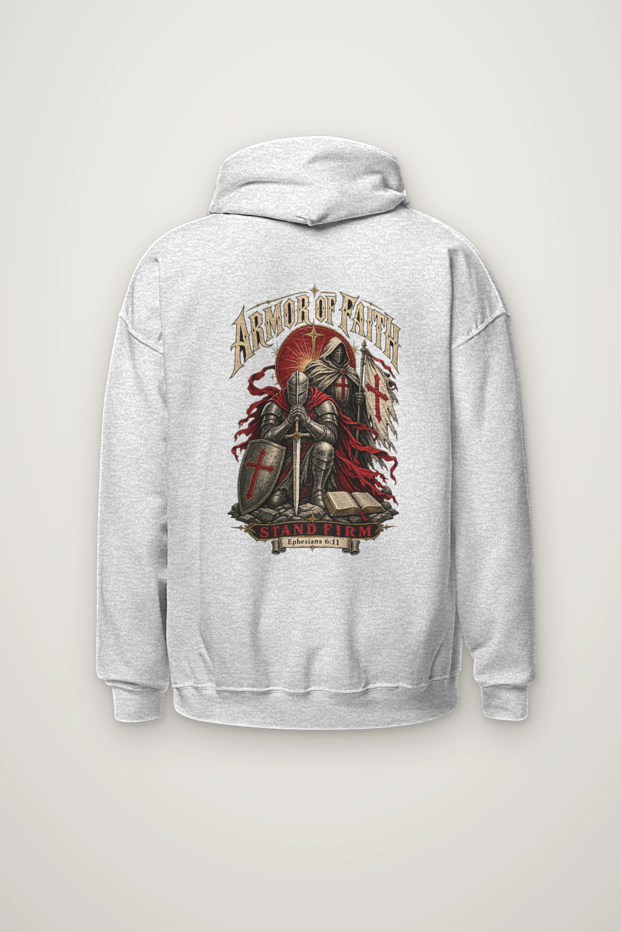 "Armor Of Faith" Heavy Blend Unisex Pullover Hoodie