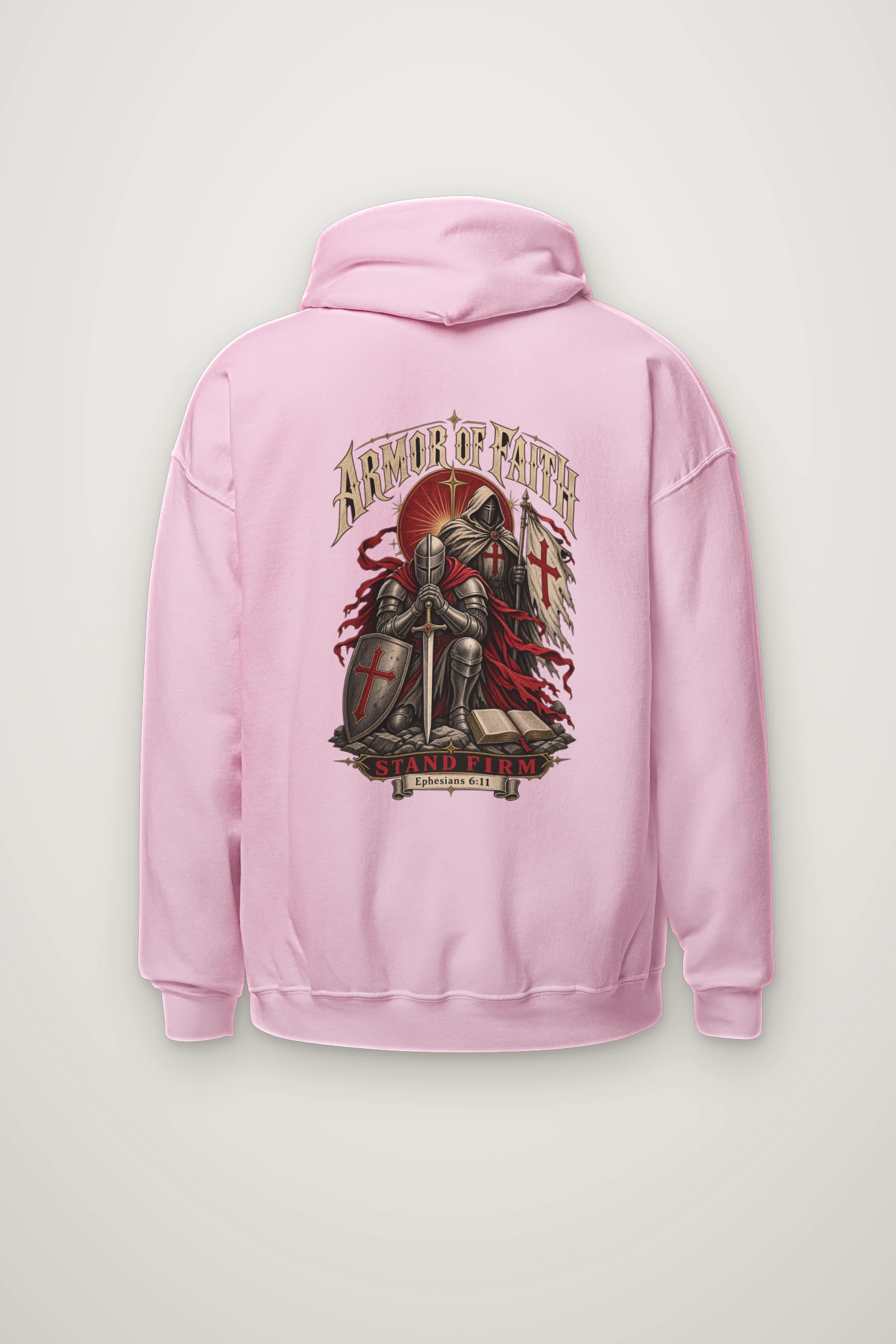 "Armor Of Faith" Heavy Blend Unisex Pullover Hoodie