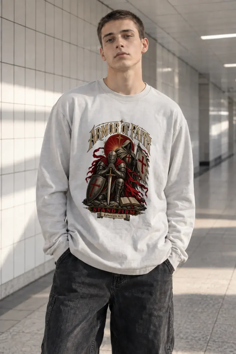 "Armor Of Faith" Unisex Longsleeve T-shirt | Gildan 2400