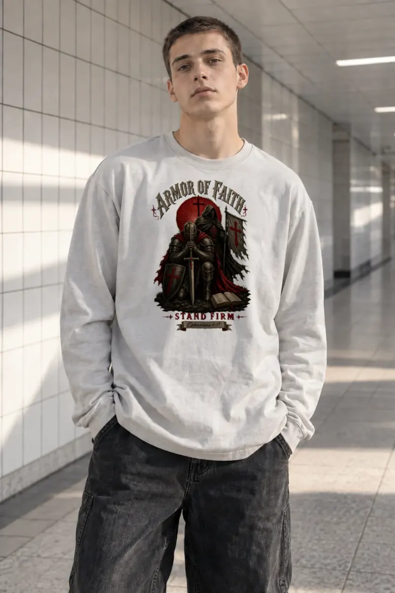 “Armor Of Faith” Unisex Longsleeve T-shirt | Gildan 2400
