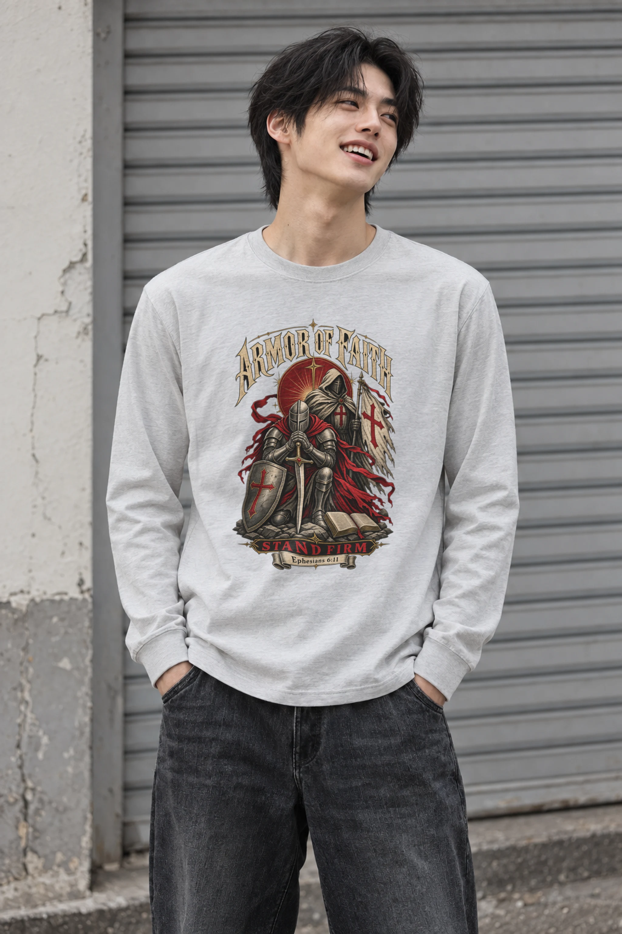 "Armor Of Faith" Unisex Longsleeve T-shirt