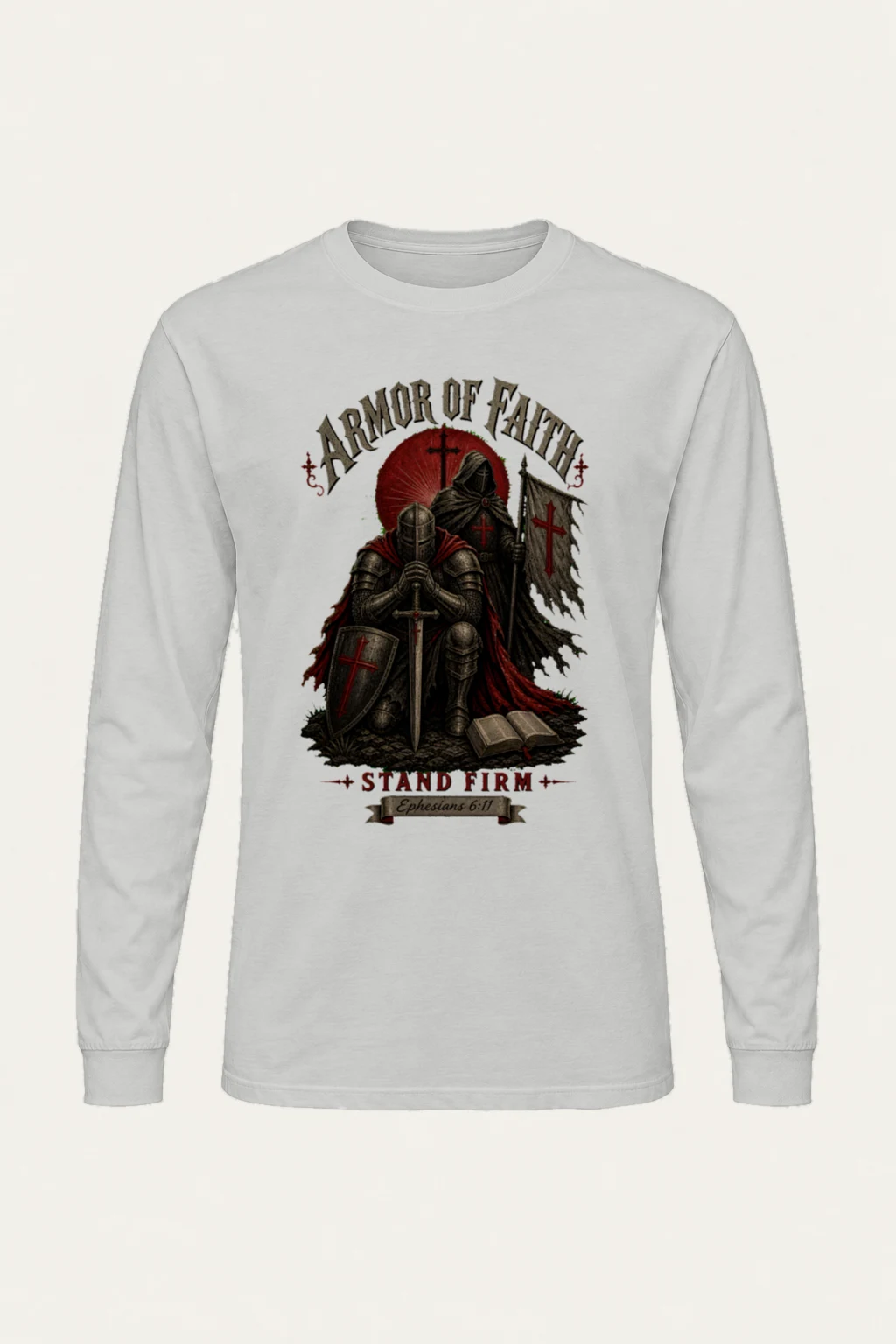 "Armor Of Faith" Unisex Longsleeve T-shirt | Gildan 2400