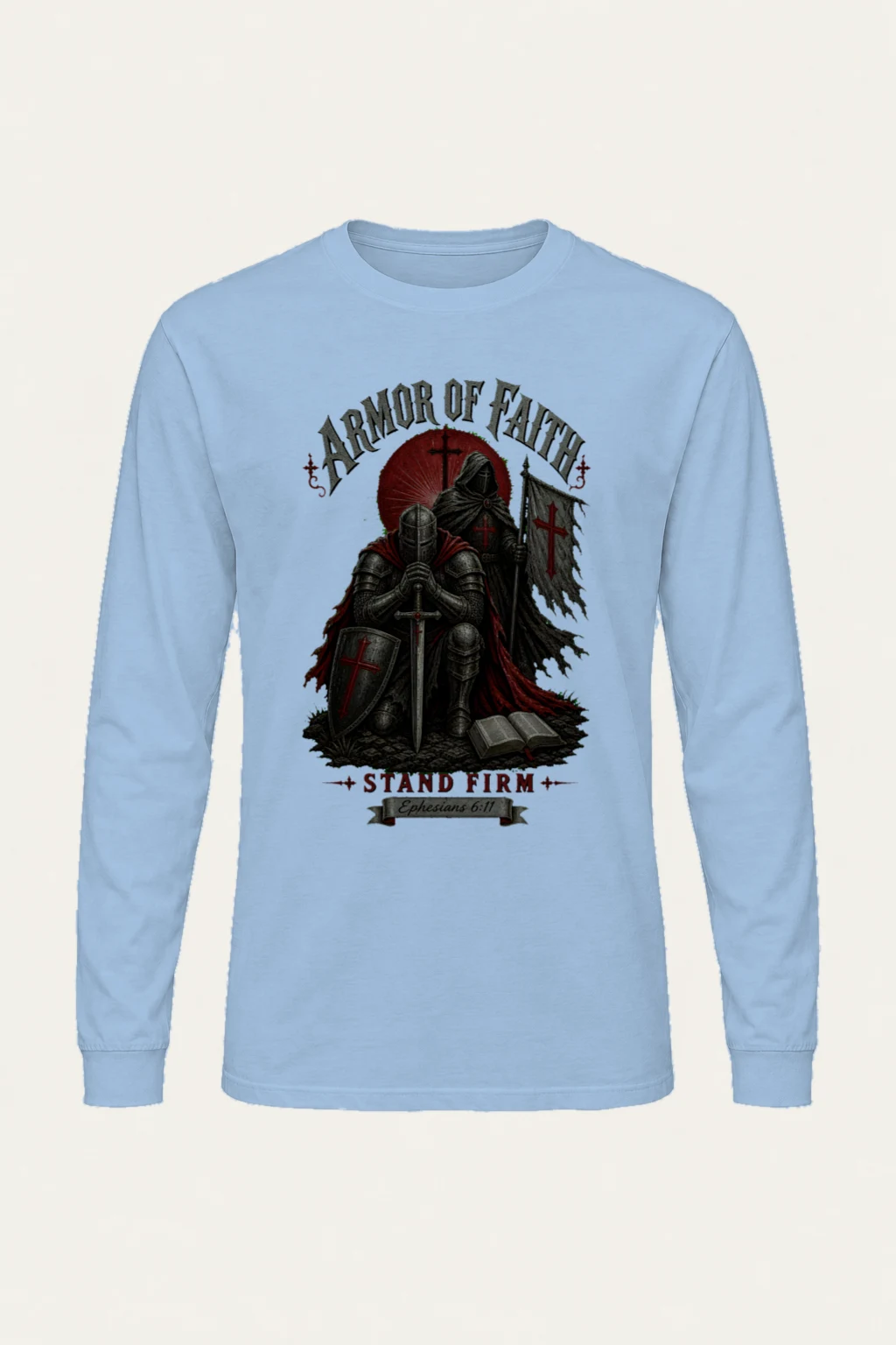 "Armor Of Faith" Unisex Longsleeve T-shirt | Gildan 2400