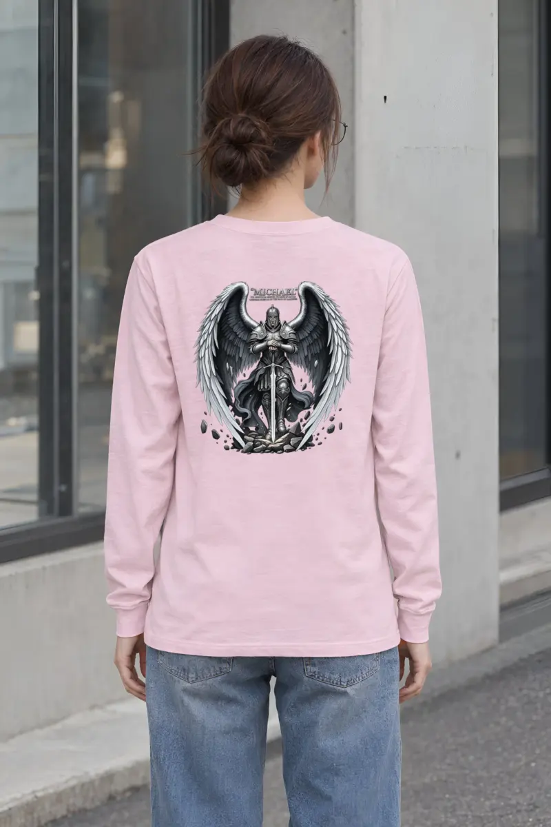 "Armored Archangel Michael" Unisex Longsleeve T-shirt