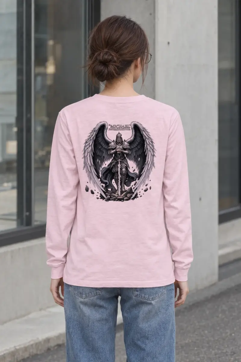 "Armored Archangel Michael" Unisex Longsleeve T-shirt