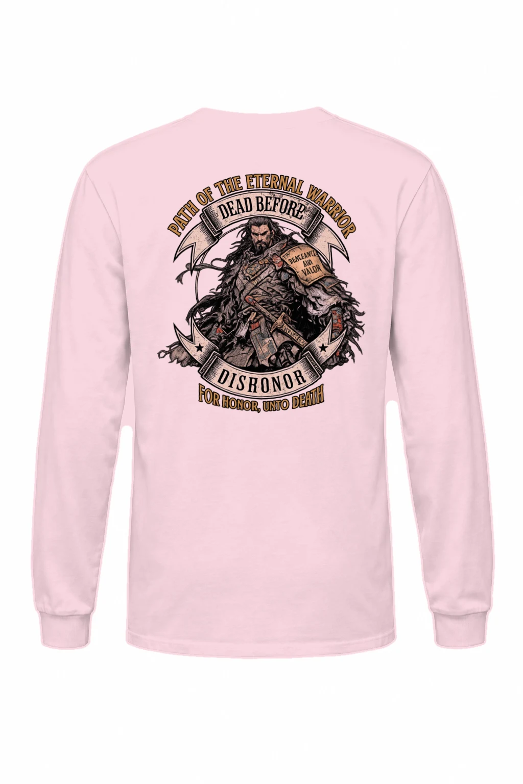 "Armored Banner Warrior" Unisex Longsleeve T-shirt