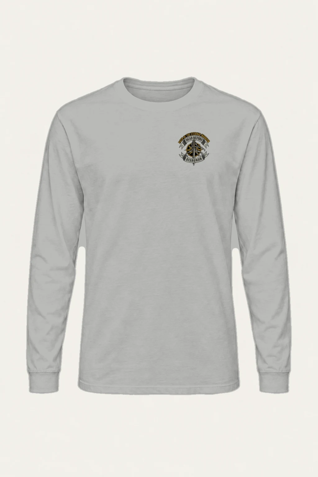 "Armored Banner Warrior" Unisex Longsleeve T-shirt