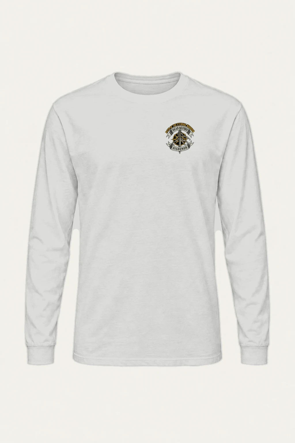 "Armored Banner Warrior" Unisex Longsleeve T-shirt