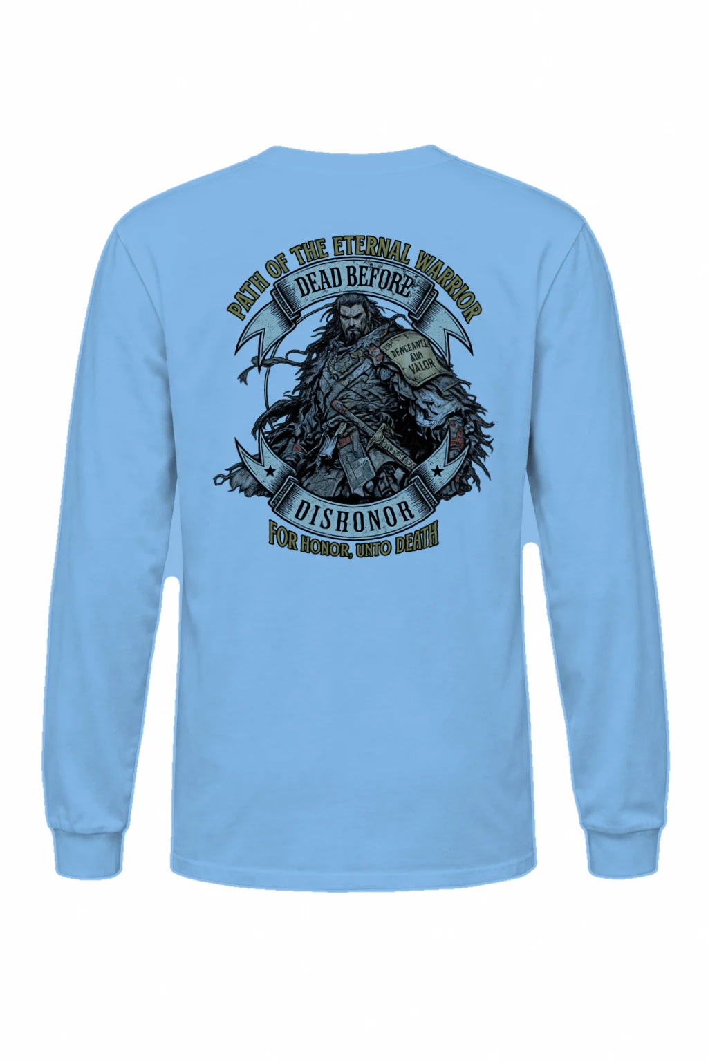 "Armored Banner Warrior" Unisex Longsleeve T-shirt