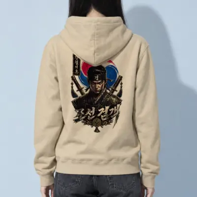 "Armored Joseon Swordsman" Heavy Blend Unisex Pullover Hoodie